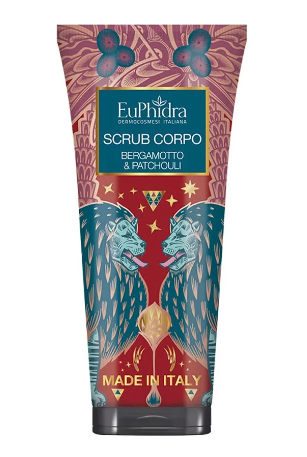 Euphidra Bergamotto & Patchouli Scrub Corpo - Zeta Farmaceutici - 200 ml - Scrub corpo esfoliante con oli essenziali di bergamotto e patchouli